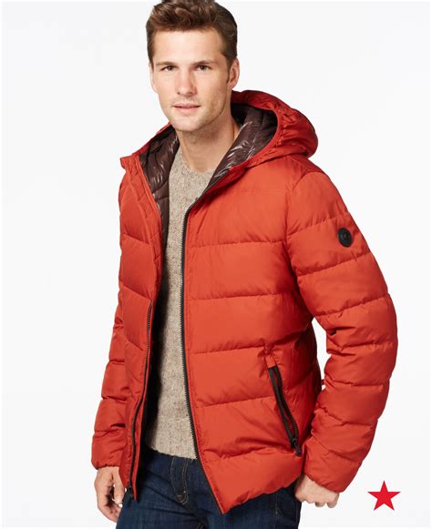 michael kors green jacket mens|michael kors puffer jacket men's.